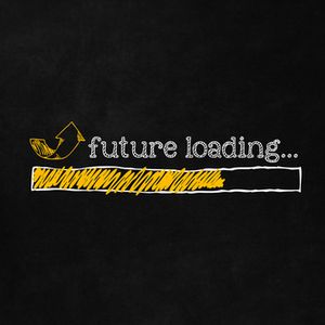 Progress bar loading future for personal growth or business improvement