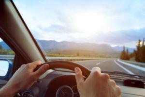 Relaxed while driving through mental yoga